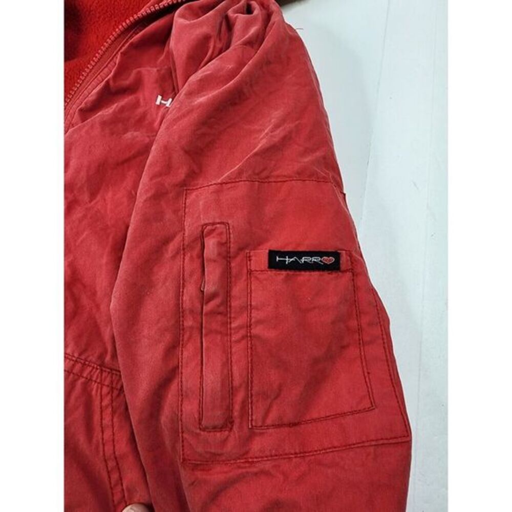 Harro Australia Fleece Fake Fur Hoodie Jacket Women's Size‎ 10 Red - Picture 4 of 14